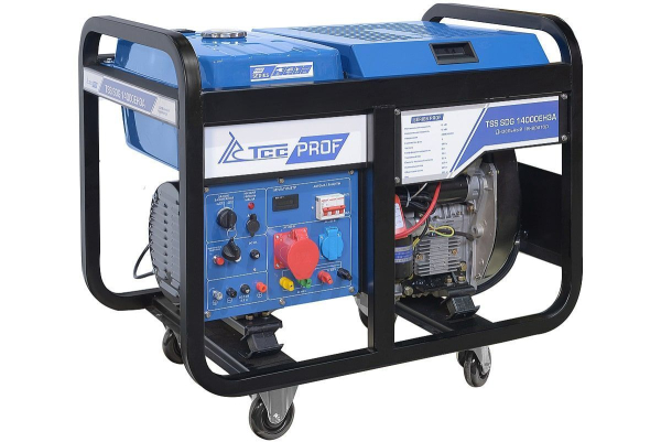 Дизельный генератор ТСС SDG 14000EH3A 100140 стационарный фото