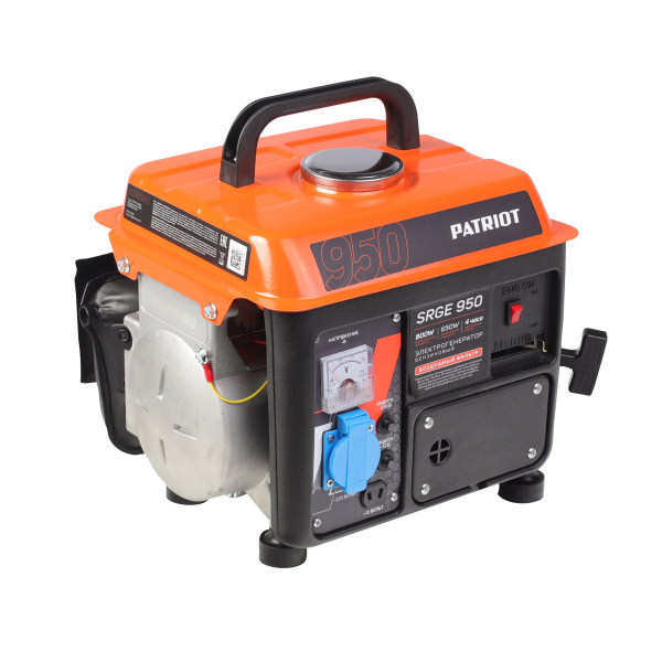 Бензиновый генератор PATRIOT SRGE 950 переносной фото