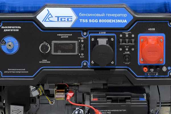 Бензиновый генератор ТСС SGG 8000EH3NUA стационарный фото