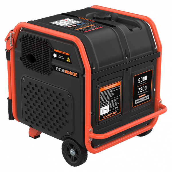 Бензиновый инверторный генератор Zongshen BQH 9000 E переносной фото