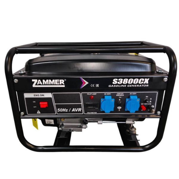 Бензиновый генератор Zammer S3800CX для дома фото