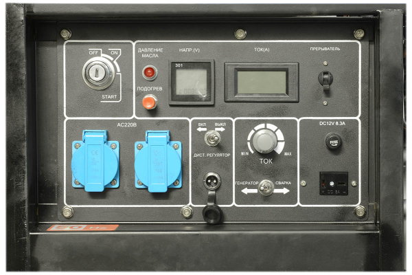 Дизельный сварочный генератор ТСС PRO DGW 3.0/250E-R 022833 стационарный фото