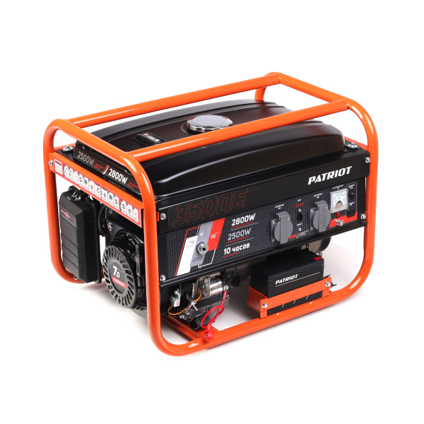 Бензиновый генератор PATRIOT SRGE 3500 E для гаража фото