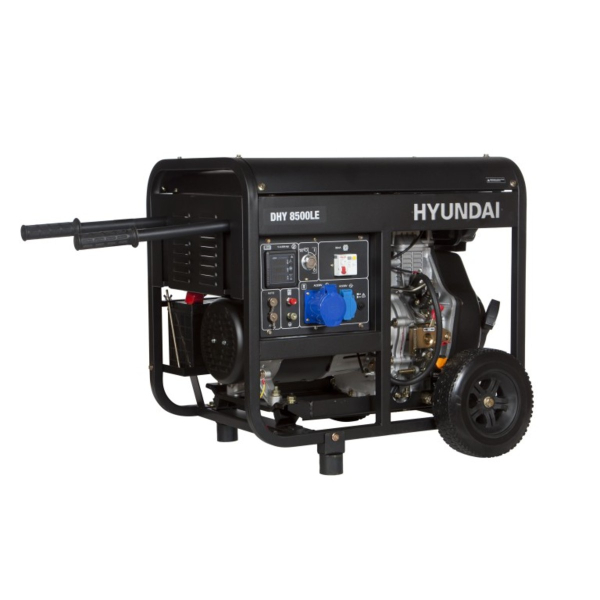 Дизельный генератор Hyundai DHY 8500LE  2-х тактный фото