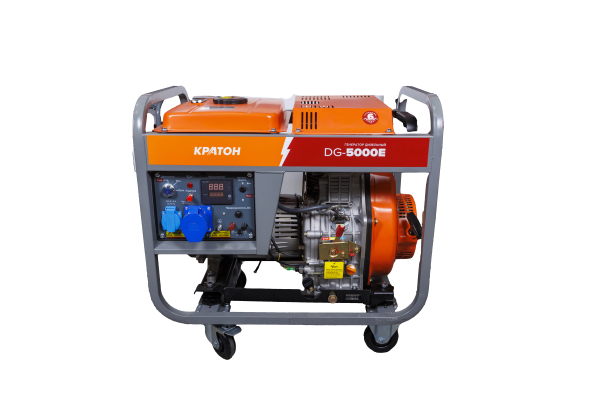 Дизельный генератор КРАТОН DG-5000E 3 08 02 026 для гаража фото