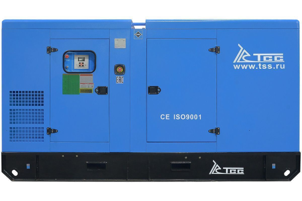 Дизельный генератор ТСС ЭД-150-Т400 в шумозащитном кожухе на прицепе 025139 на колесах фото