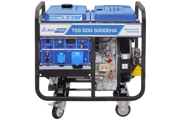 Дизельный генератор ТСС SDG 5000EHA 077012 для дома фото