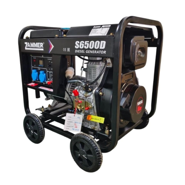 Дизельный генератор Zammer S6500D S6500D 2-х тактный фото