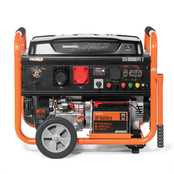 Бензиновый генератор DAEWOO GDA 9500DPE-3 2-х тактный фото