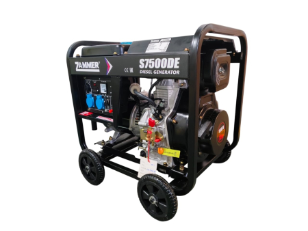 Дизельный генератор Zammer S7500DE - 5кВт фото