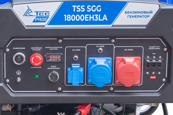 Бензиновый генератор ТСС SGG 18000EH3LA 190069 стационарный фото