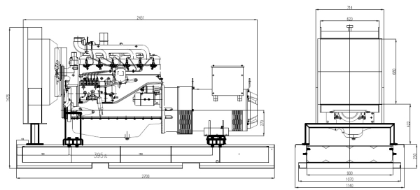Дизельный генератор ТСС АД-80С-Т400-1РМ1 000801 2-х тактный фото