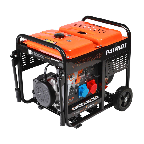 Дизельный генератор PATRIOT GRD 7500 DAW 472732275 переносной фото