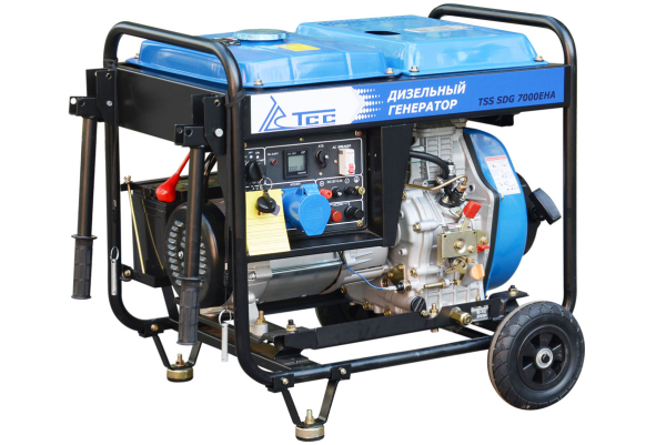 Дизельный генератор ТСС SDG 7000EHA с АВР 033540 2-х тактный фото